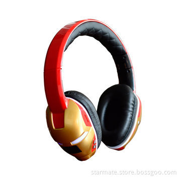 Wireless Headphones, Built-in Stereo FM Radio Function, Supports Memory Card